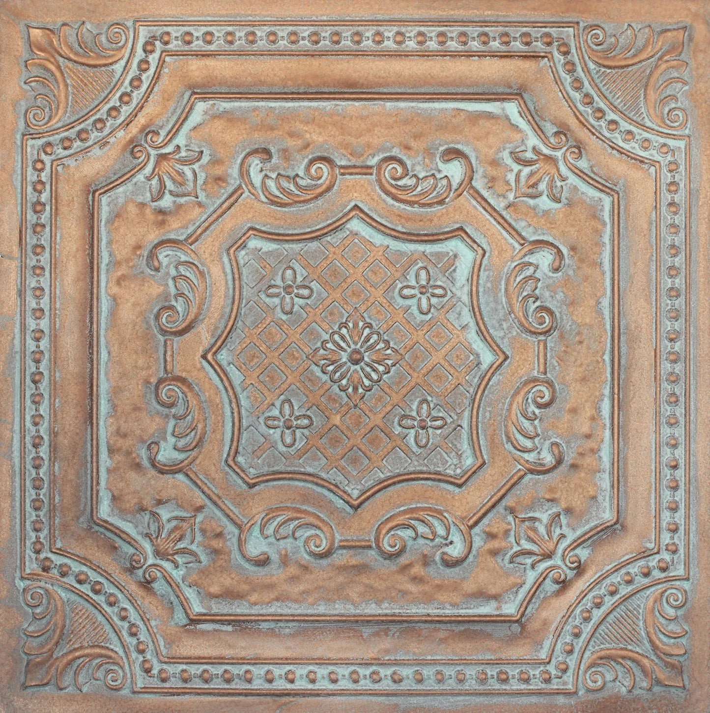 Faux Tin Ceiling Tiles & Wall Panels (24"x24" PVC) PL04