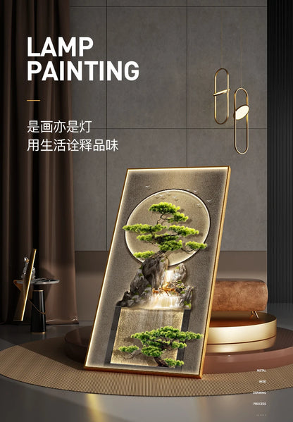 Modern Luxury Corridor & Living Room Mural Painting