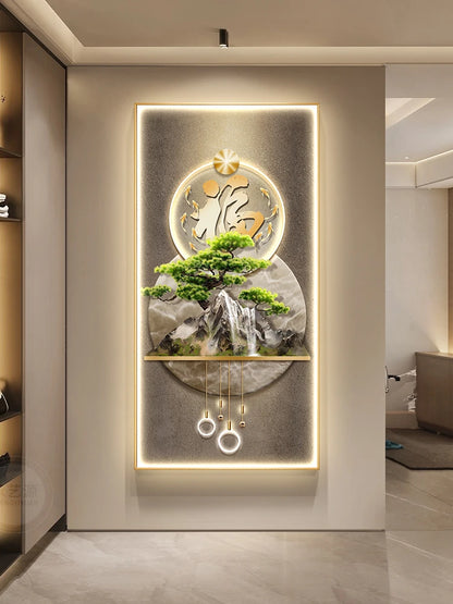 Modern Luxury Corridor & Living Room Mural Painting