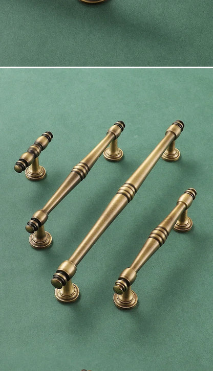 Antique Brass Cabinet Handles