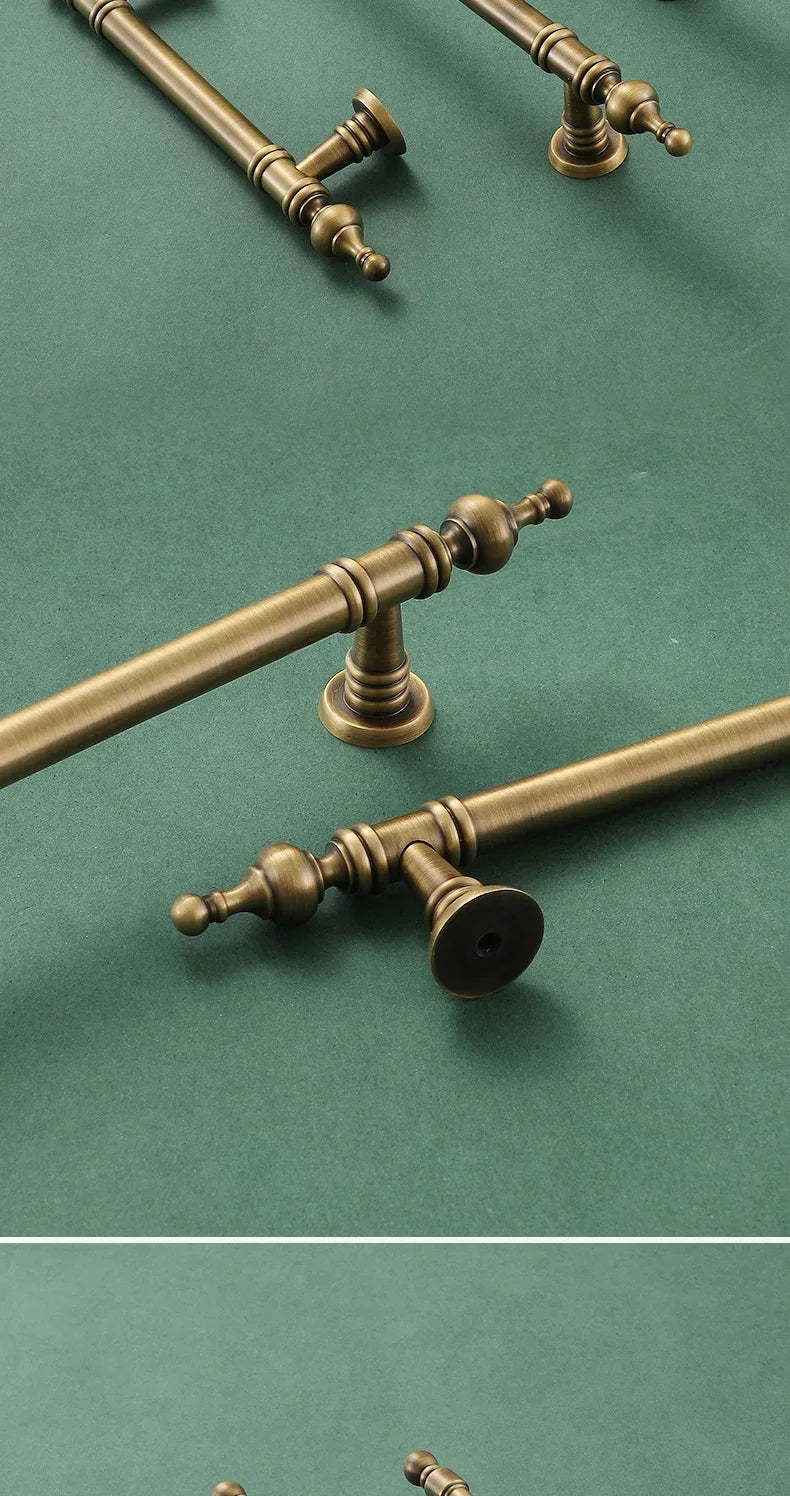 Antique Brass Cabinet Handles