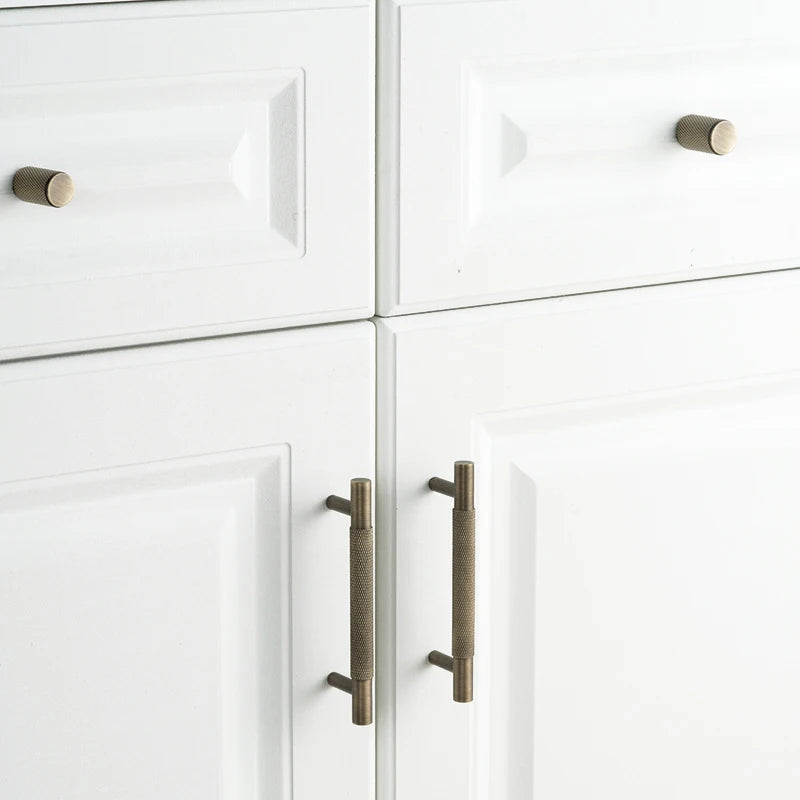 Luxury Solid Brass Gold T-Handle Cabinet Pull