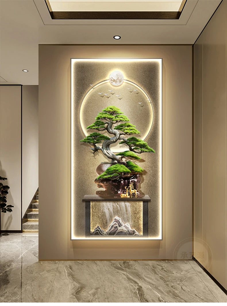 Modern Luxury Corridor & Living Room Mural Painting