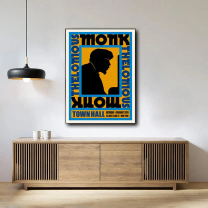 Thelonious Monk Jazz Art Poster