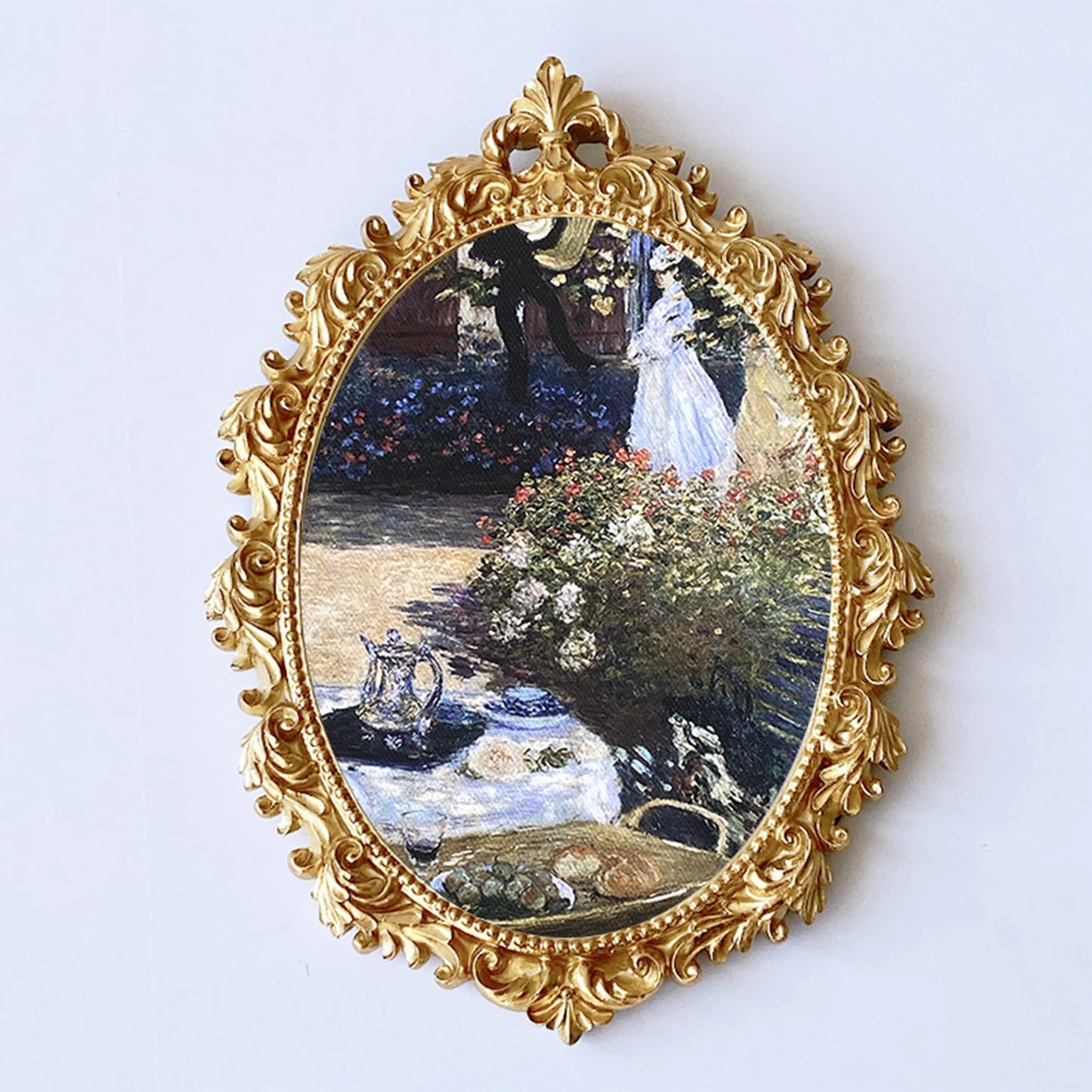 Vintage Baroque Floral Picture Frame