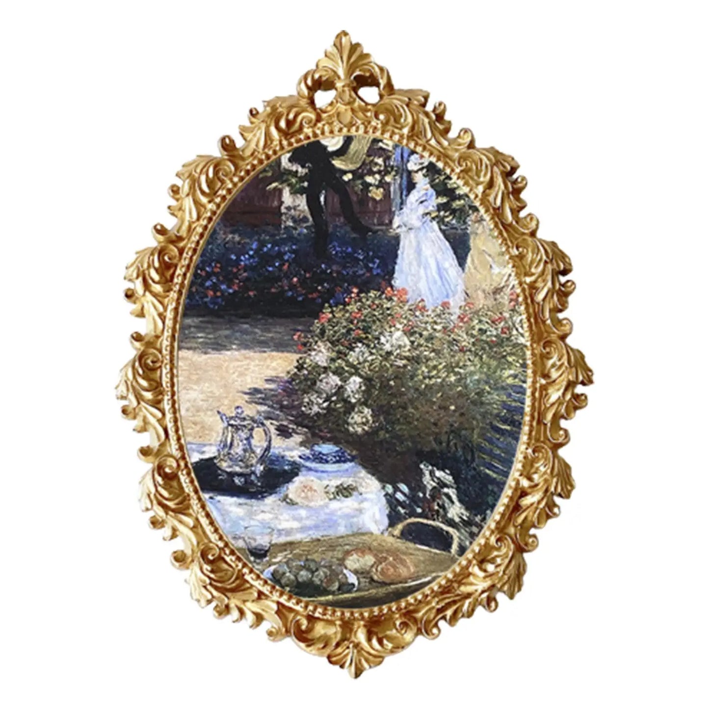 Vintage Baroque Floral Picture Frame