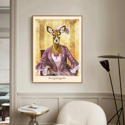 Gilded Age Animal Portraits Canvas Art