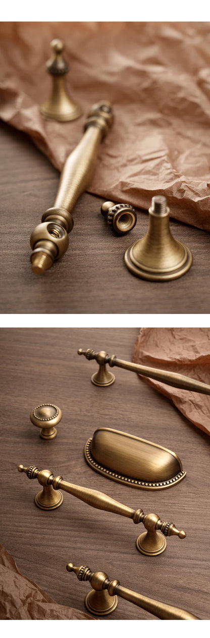 Bronze Antique Brass Cabinet Handles & Knobs