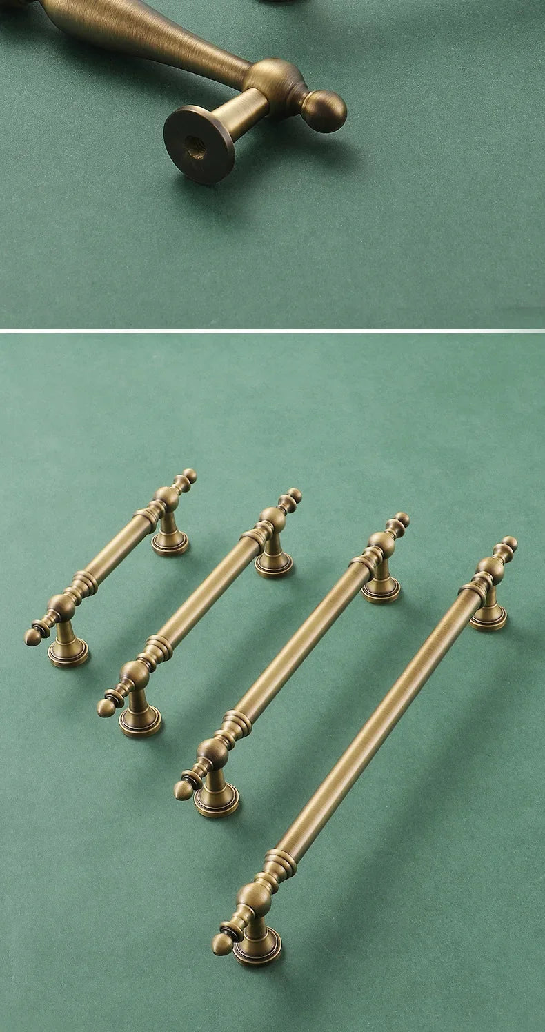 Antique Brass Cabinet Handles