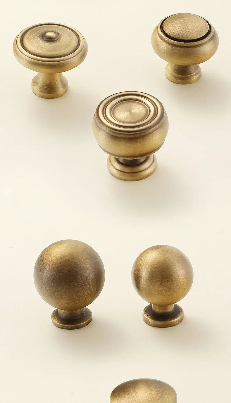 Antique Brass Cabinet Handles