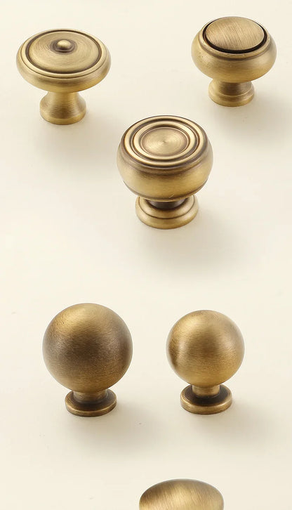 Antique Brass Cabinet Handles