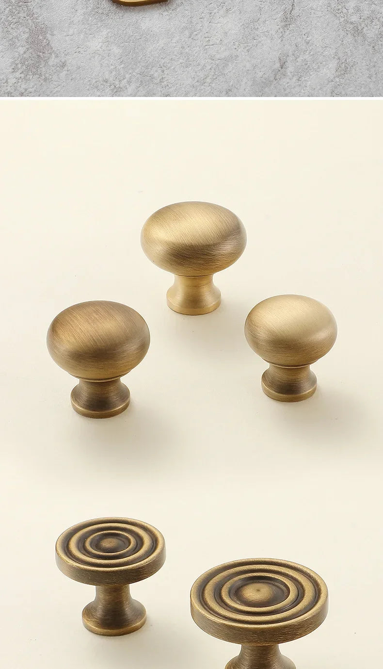 Antique Brass Cabinet Handles