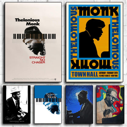 Thelonious Monk Jazz Art Poster