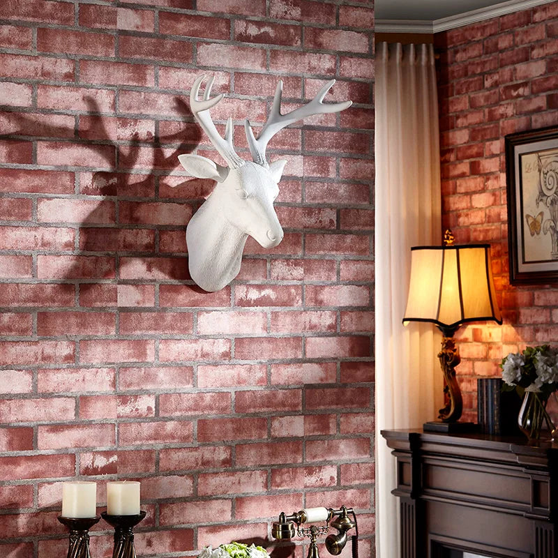 Faux Deer Head with Antlers