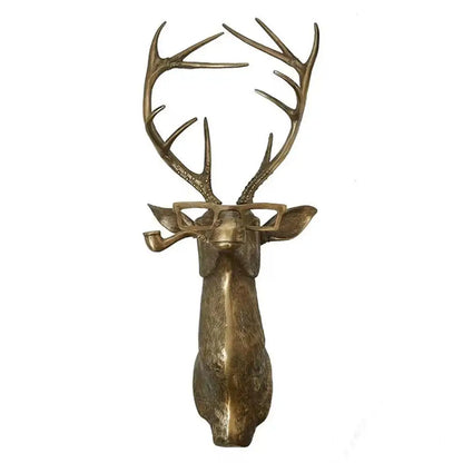 3D Abstract Antlers Rabbit Head Wall Decor Sculpture