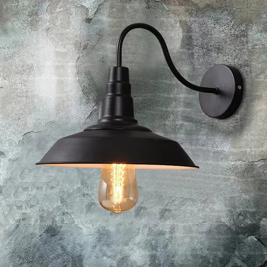 Industrial Rust Speakeasy Sconce