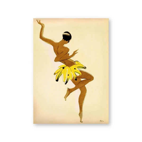 1927 Josephine Baker Canvas Art