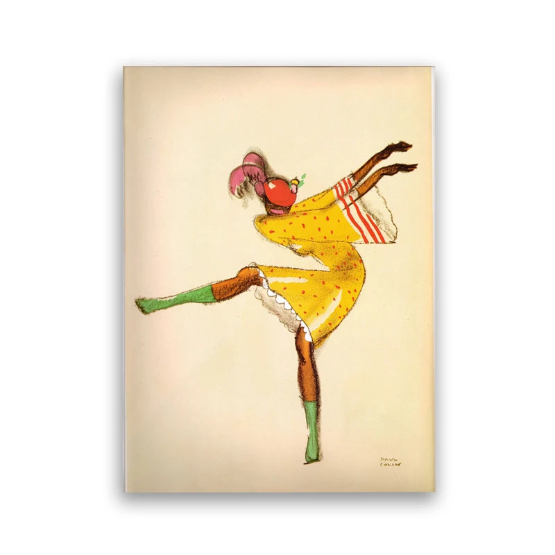 1927 Josephine Baker Canvas Art